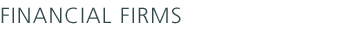 Financial firms